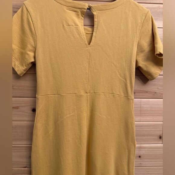 Daily Practice Size XSmall Delevan Ochre Yellow Dolman - Picture 10 of 13